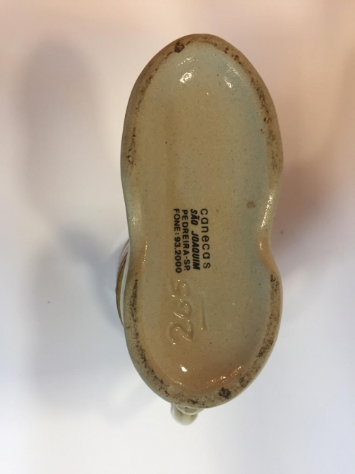 Caneco de Chopp de porcelana em formato de bota