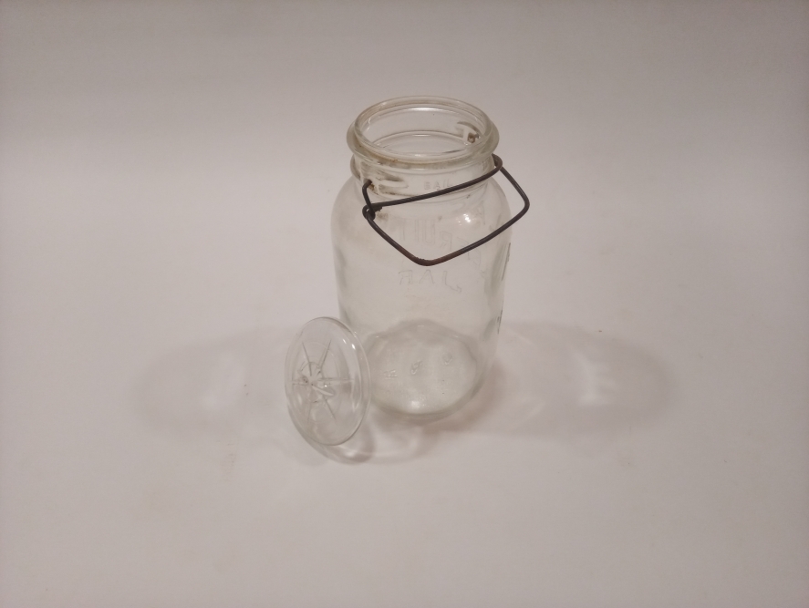 Pote de vidro atlas wholefruit jar