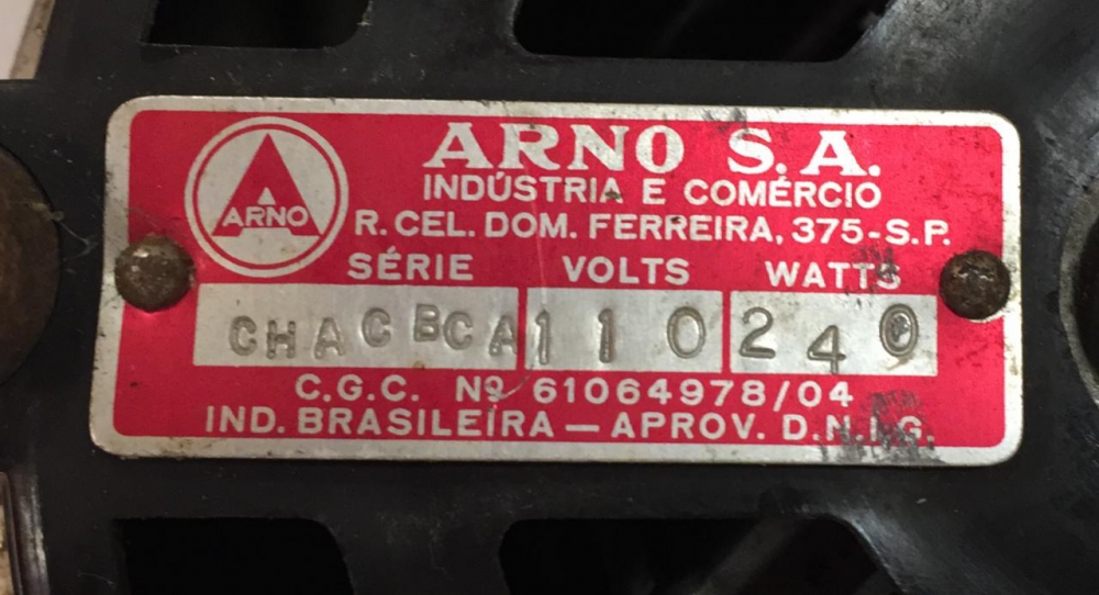Antigo Liquidificador Arno Super