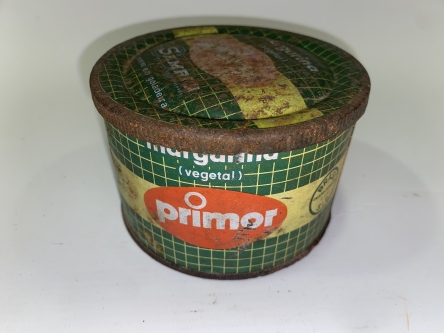 Lata de margarina vegetal Primor