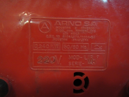 Liquidificador Arno Modl. MH Vermelho          